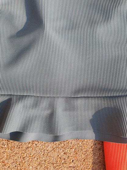 High-waisted Swim Skirt in Pale Cacti